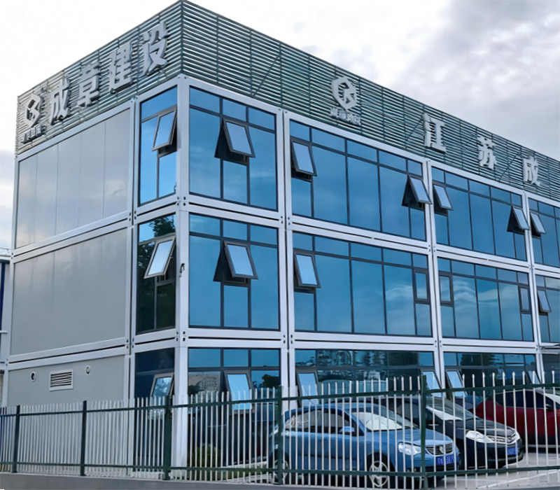 Camp office building