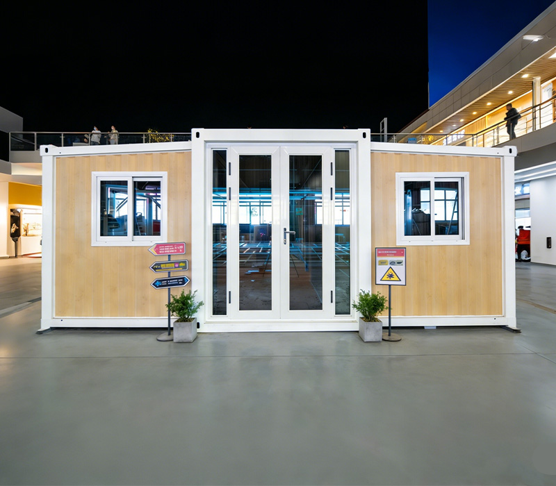 Gray Translucent Expandable Container House