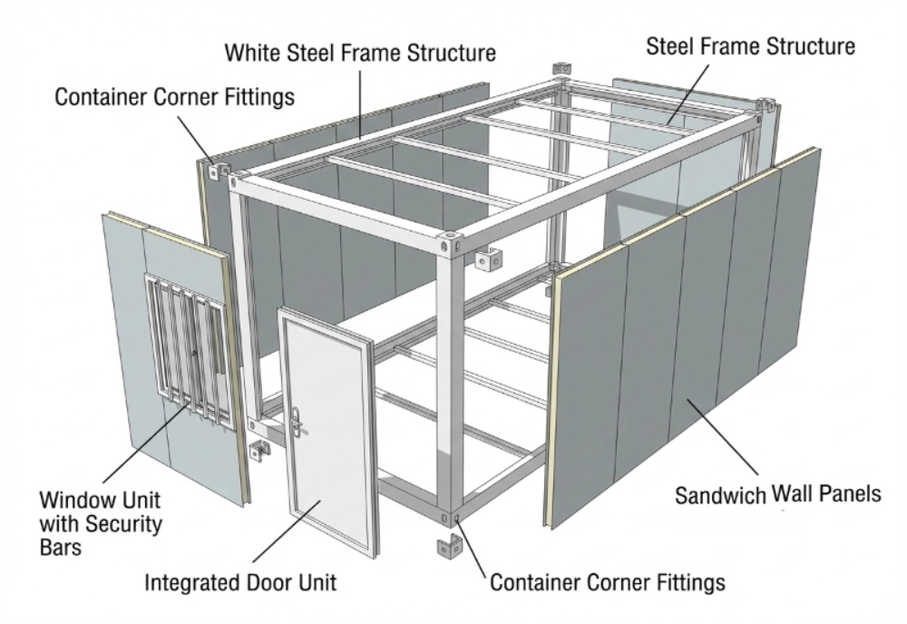 foldable container house