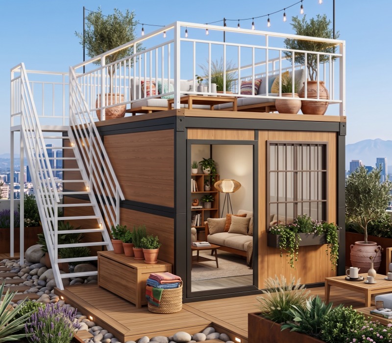 Z-Type & X-shaped Foldable Container House – Deke Folding Activity