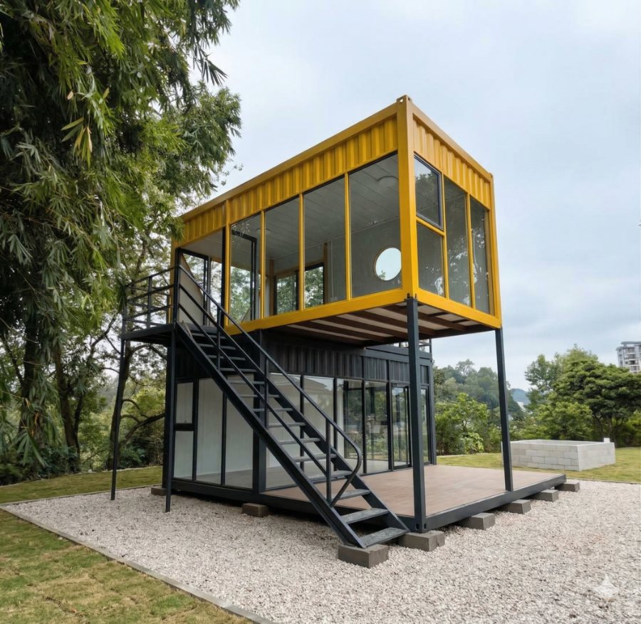 How Can a Modular Design 36m² Space Detachable Office Speed Up Temporary Projects